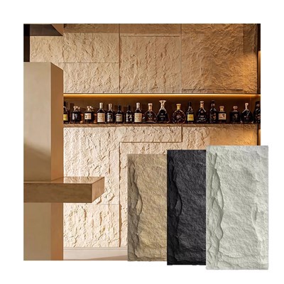 Pu Mushroom Stone Wall Panel