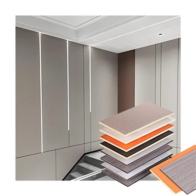 WPC Wall Panel Bamboo Charcoal Wood Faneer